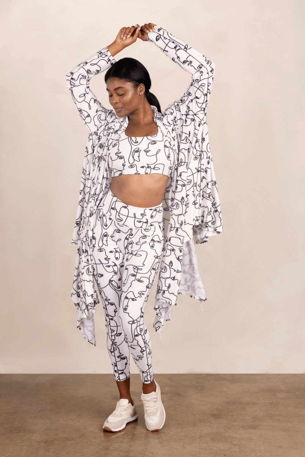 Go With the Flow Long Draped Cardigan